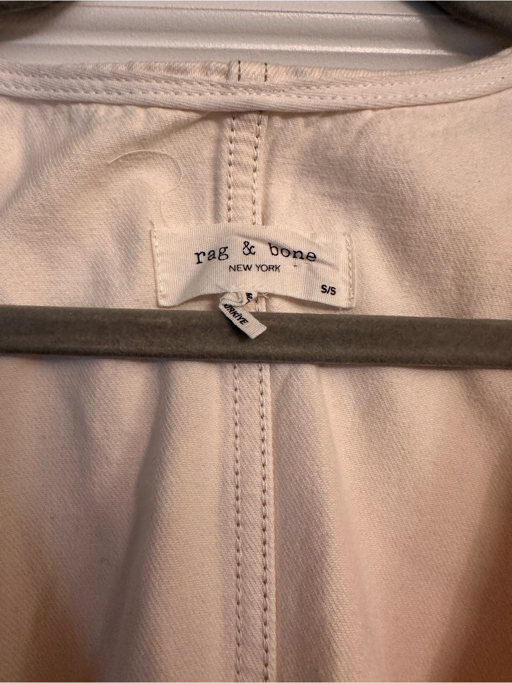rag & bone Cream V-Neck Tank Dress - Picture 2 of 4